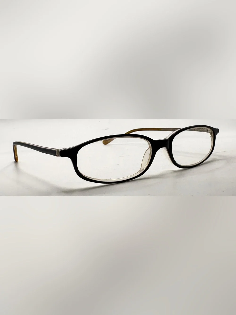 Vintage Corrine McCormack Nicole Black Oval Sunglasses Frames Only
